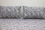 Modern Black and White Geometric Bedsheet Set