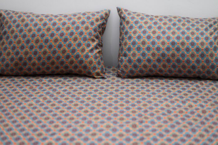 Classic Vintage Flower Cotton Bedsheet Set