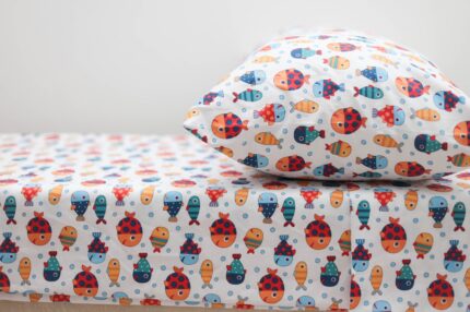 Our Limited Edition Fish Print Cotton Bedsheet Set