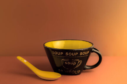Soup Bowl with Spoon