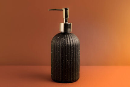 Glass Soap Dispenser - Black