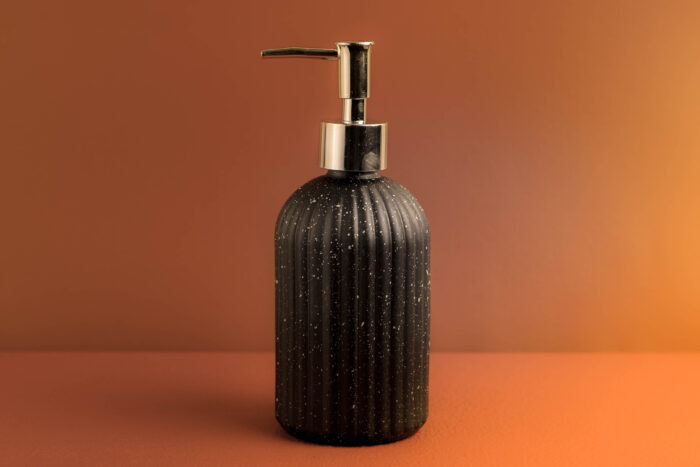 Glass Soap Dispenser - Black