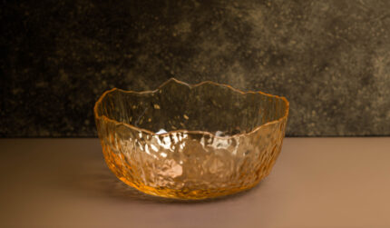 Broken Glass Gold Bowl