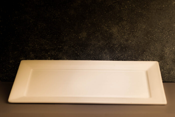 White Rectangular Platter