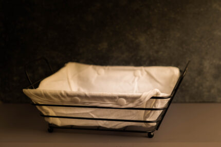 Metal Square Bread Basket