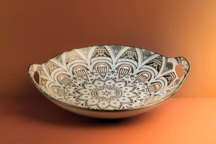 Japanese Art Oval Deco Platter