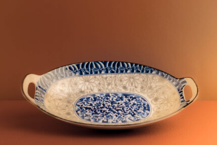 Italian Art Oval Deco Platter
