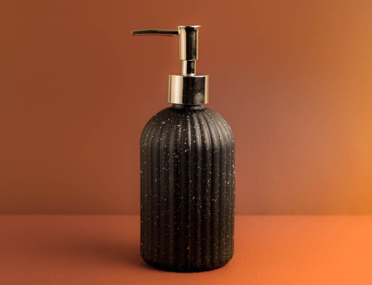Glass Soap Dispenser - Black